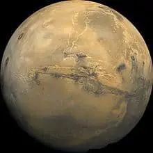 И ето как изглежда залеза на Марс