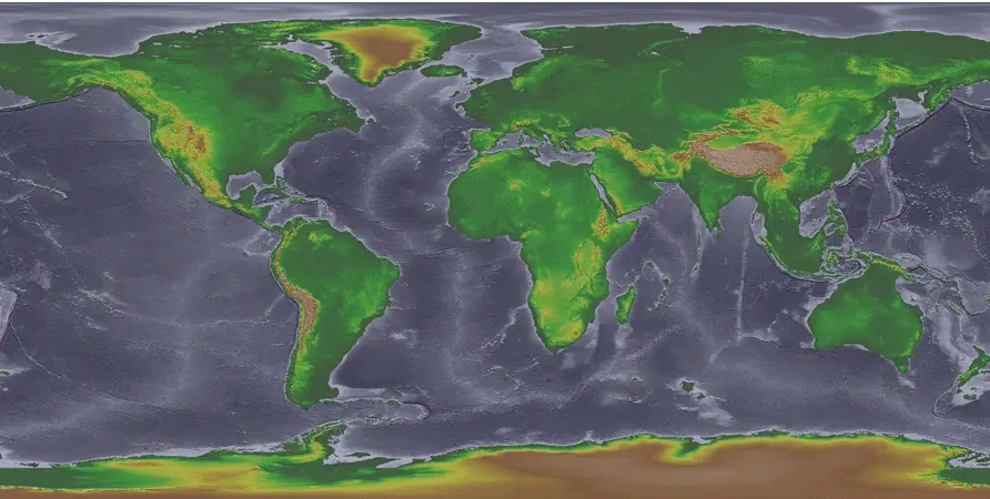 2.Ice_Age_World_Map Глобалното затопляне - факти и манипулации. Част I